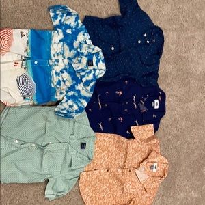 3t Old Navy and Gap short sleeve button up lot